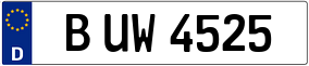 Truck License Plate